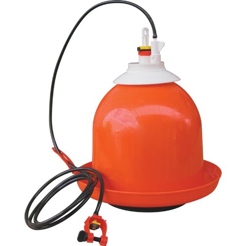 Bell-Matic Automatic Poultry Waterer – Gravity Feed Drinker | Automatic Gravity Flow System, Heavy-Duty Construction, Consistent Water Supply, Ideal for Poultry & Game Birds