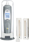 HealthSmart Digital Ear Thermometer for Babies, Kids and Adults - Instant and Accurate Results, Infrared Technology, Visual Fever Indicator, and 30 Disposable Lens Covers, FSA & HSA Eligible - style: Ear