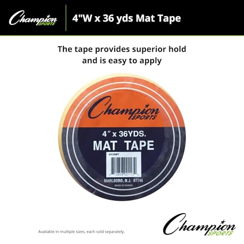 Champion Sports3x28yd Mat Tape - color: Multi, size: 4" x 36 yds