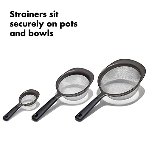 OXO Good Grips 3-Piece Strainer Set - size: 3 Strainer Set