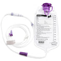 1200ML Enteral Delivery Gravity Feeding Bag Set, Disposable Enteral Nutrition Bag with Slip Tip Connector - Feed Bag Health Care Aids - size: 1 Feedbag