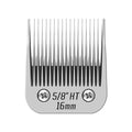 5/8HT Grooming Ceramic Pet Clipper Blades Compatible with Andis & Oster A5 | Cut Length 5/8 inch,Compatible with Wahl KM10 Series Clippers - color: Silver, size: 5/8HT 16mm