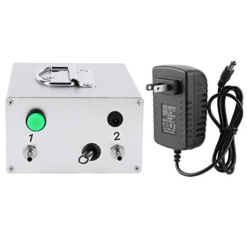 Fockety Milking Vacuum Pump for Goats, 48W 12V Portable Large Suction Pneumatic Pulsator Electric Milking Machine VacuumPump Milker Automatic Livestock Milking Equipment for Donkey Sheep Cow Horse(US)