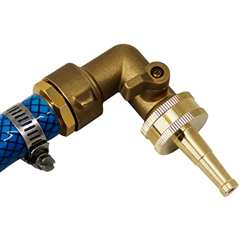 Twinkle Star Brass Jet Sweeper Jet Nozzle, 2 Pack | High Pressure Garden Hose Nozzle, Water Hose Sprayer Nozzle Jet Sweeper for Garden Watering, Cars, Floor, Sidewalks - color: Nozzle Jet 2P
