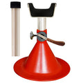 Standard Horse Size Hoof Farrier Stand - Red + Hoof Knife