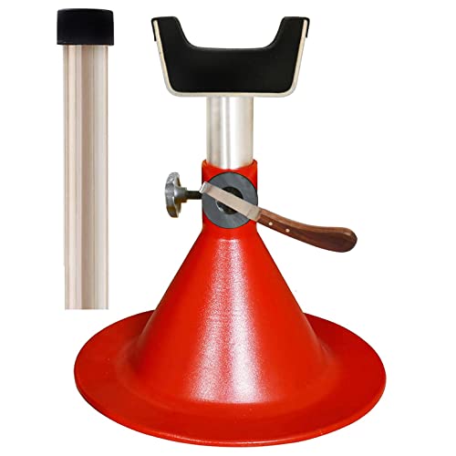 Standard Horse Size Hoof Farrier Stand - Red + Hoof Knife