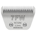 7FW Dog Grooming Blade,Compatible with Andis,Oster A5,Wahl km10 Clippers | Detachable Pet Dog Grooming Wide Blades Cutting length 1/8" 3.2MM - size: 7fw-3.2mm