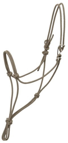 Weaver Leather Silvertip No. 95 Clip On Rope Halter, Black/Tan, Average