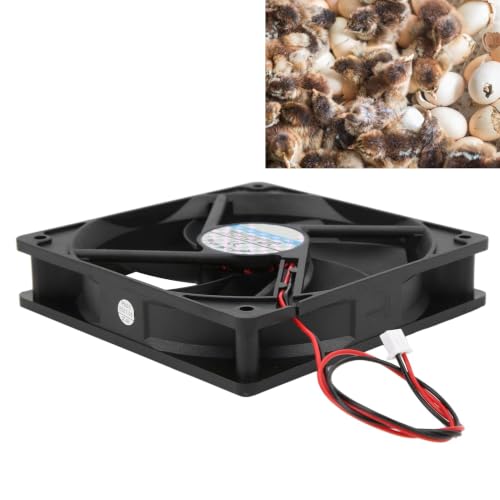 2Pcs Incubator Fan Incubator Exhaust Fan Low Noise High Power Motor | Incubator Uniform Temperature Fan for Poultry Farms Labs Upper Fan - style: Upper Fan*2pcs
