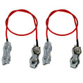 Polywire to Polywire Connector for Electric Fence Connection | Wire Included, Wire Clamp Included - style: C