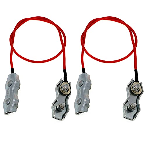 Polywire to Polywire Connector for Electric Fence Connection | Wire Included, Wire Clamp Included - style: C