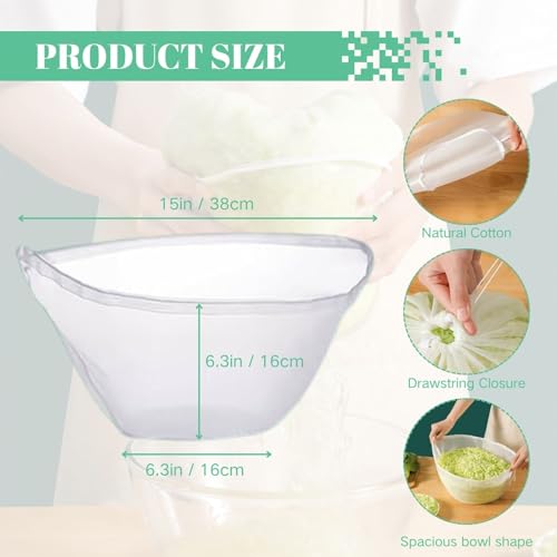 Cheese Cloths for Straining– Reusable Filter Bags Ultra-Fine Mesh Strainer for Filter NutMilk, Yogurt, Fresh Cheese, Juicing, Coffee, Milk, Butter & Juices (3)