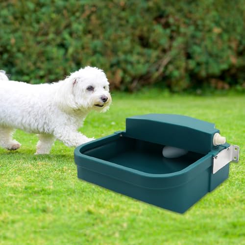 9L/300oz Automatic Dog Water Bowl Wall Mounted for Chicken Cat Cattle Sheep