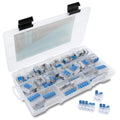 Ideal Electrical in-Sure 12 AWG Lever Connector Kit, 90 pc | Wiring connectors kit 2-, 3-, 5-port levercConnectors, locking wire connectors with durable hard case - size: 90 pc 12 AWG