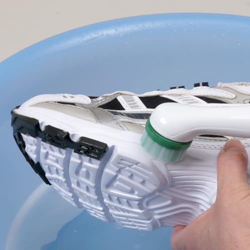 Sonic Scrubber – Shoe Cleaning Power Brush | Dual Heads for Inside & Out | Deep-Clean Tool for Sneakers, Boots & More | 2 Brush Heads Included