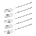 Extendable Fork Telescopic 64cm Long Stainless Steel for Blending, Fork Extendable Dinner Fruit Dessert for BBQ, Dinner, Dessert, Sausages, Hot Dogs, Vegetables (5)