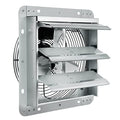 VEVOR 10'' Shutter Exhaust Fan, High-speed 820 CFM, Aluminum Wall Mount Attic Fan with AC-motor, Ventilation and Cooling for Greenhouses, Garages, Sheds, Shops, FCC - size: 10 Inch