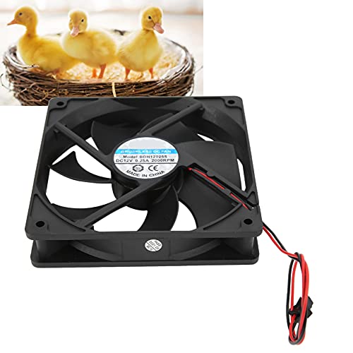 Incubator Fan, Incubator Exhaust Fan Low Noise High Power Motor for Poultry Farms, Labs (Lower Fan) - style: Lower fan