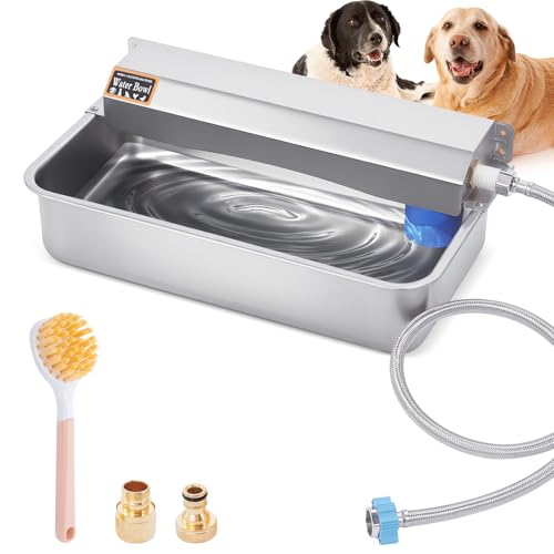 Automatic Water Dispenser for Dog, 6L Dog Water Bowl Dispenser, Large Water Feeder - size: 6L