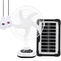 12 inch New Update Rechargeable Solar Powered Fan,14400mAh AC DC Portable Camping PowerBank 12 Inch Oscillating Tabletop Fan with Led Night Light for Home Office Outdoor Camping Tent Traving (1)