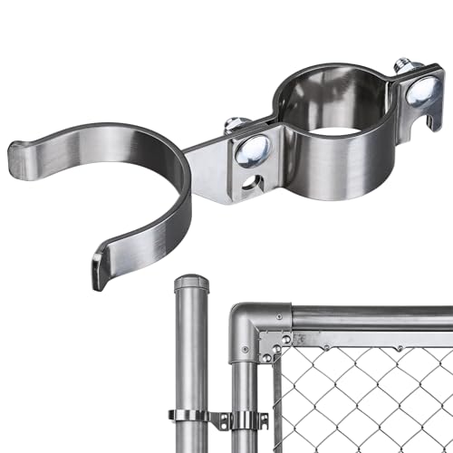 1-7/8" x 2-3/8" Chain Link Gate Latch Heavy Duty Stainless Steel Fence Gate Fork Latch Hardware with Padlock Hole 1pcs - color: 1-7/8"x2-3/8"