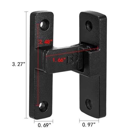 Matte Black 90 Degree Zinc Alloy Barn Door Latch, Flip Gate Lock | Sliding Door Latch,Right Angle Door Lock,for bedroom,garage,balcony,barn,bathroom,drawer,window,cabinet,pet enclosures - color: Matte Black_90 Degree