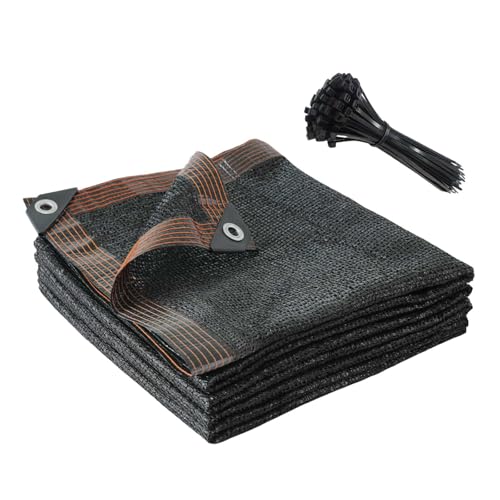 Shade Cloth for Garden 10 * 20FT, 40% Sunblock Mesh Tarp & Outdoor Sun Shade with Grommets, Sun Shade Outdoor Cover, Plant Covers Freeze Protection for Greenhouse, Kennel, Lawn, Patio Blank - color: 40blank, size: 10*20FT