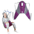 EZ Assistive Patient Lift Sling,Divided Leg Sling with Low or High Back, Lift Sling for Transfer and Positioning and Lifting, 500lb Weight Capacity (Large-High Back) - size: Large-High Back
