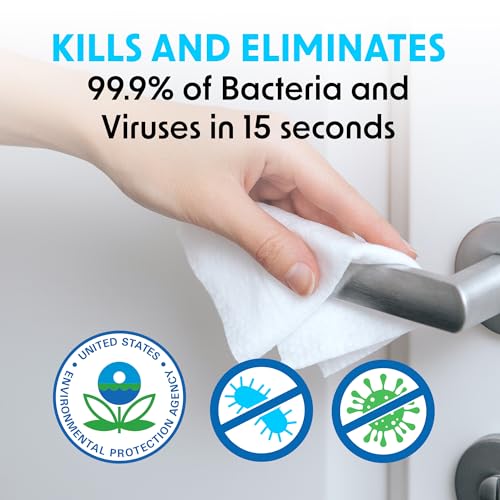 Wipex Gym Wipes Disinfecting Refills for Fitness Equipment & Commercial Gyms, EPA Registered Antibacterial Wipes, Kills Germs in 15 Seconds, Bulk 800 Count Roll for Dispensers - size: 800 Count (Pack of 1)