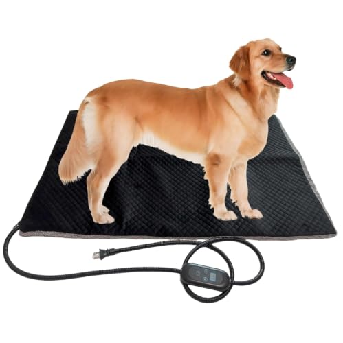 Dog Heating Pad Heated Cat Bed Puppy Heating Pad for Whelping New Born Pet