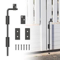 12" Heavy Duty Cane Bolt Gate Drop Rod with Upgraded Design, Square Gate Drop Rod for Wood PVC Vinyl Metal Yard Gate Latch-1 Pack - size: 12 Inch-1 Pack