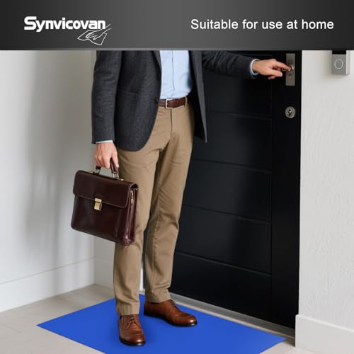 17" x 13" Sticky Mat (5 Packs,150 Sheets,30 Sheets/Pack) | Blue,Tacky Pads,Adhesive Floor Mat,for Cleanroom Laboratory Hospital Construction Pets Home Indoor Gymnasium and Workshop