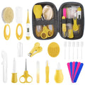 Baby Healthcare and Grooming Kit for Newborn Kids, 24PCS Upgraded Safety Baby Care Kit, Newborn Nursery Health Care Set, Baby Care Products (Yellow) - style: YELLOW-24