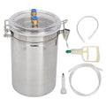 2L Manual Cow Milking Machine, Portable Hand Milker with Convenient Control, Ideal for Dairy Farms and Home Use, Durable Stainless Steel Tank