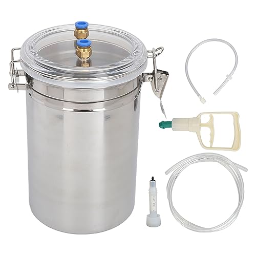 2L Manual Cow Milking Machine, Portable Hand Milker with Convenient Control, Ideal for Dairy Farms and Home Use, Durable Stainless Steel Tank