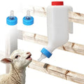 800ml Lamb Feeding Bottle Thickened Goat Feeder Hang Upside Down for Lamb | Convenient Hanging Design，Clear Scale Markings，High-quality silicone pacifiers—gentle, bite-resistant, and long-lasting