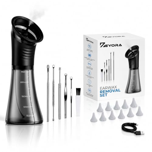 Electric Ear Cleaner - Ear Wax Removal Kit - LED Display - Water Powered Ear Irrigation System - IPX7 Waterproof - Easy to Use