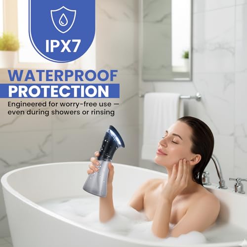 Electric Ear Cleaner - Ear Wax Removal Kit - LED Display - Water Powered Ear Irrigation System - IPX7 Waterproof - Easy to Use