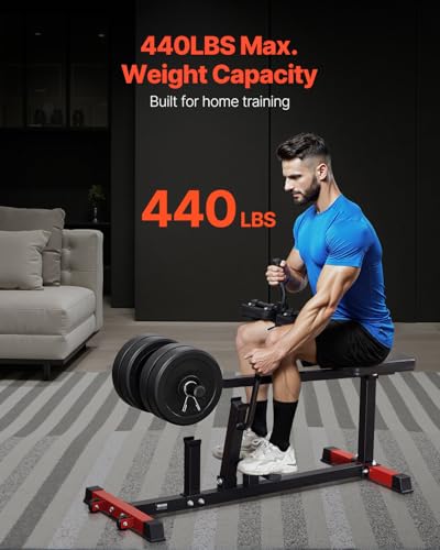 VEVOR Leg Press Machine, 700/550/440 LBS Capacity Lower Body Special Leg Machines, Adjustable Leg Strength Workout for High-Intensity Presses, Home Gym Workout Training Weight Equipment - style: Seated Leg Press Machine 440lbs