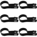 Jake Sales 1-5/8" Tension Band for Chain Link Fence - Use for 1-5/8" Outside Diameter Post/Pipe - Black Powder Coated Chain Link Tension Band - Qty 6