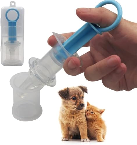 1Pc Blue Pet Medicine Feeder Liquid Oral Syringe Milk Nursing Bottles Syringe Soft Tip Plastic Pet Medical Feeding Tool for Dog Puppy Cat, Kitten Nursing Supplies