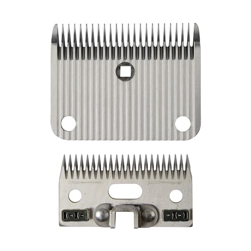 FURZONE A2 Large Animal Clipper Blade (COARSE) - 2-in-1 Set (24&22 Teeth), Horse Grooming Replacement Blade, Professional Grooming, 11/64-Inch/4.5mm Cut Length - size: Coarse 4.5mm