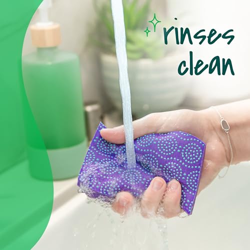 Scotch-Brite Odor Resist Non-Scratch Scrub Sponge, Dishwasher-Safe Kitchen Sponges that Resist Bacterial Odors, Multipurpose Dish Sponge for Gentle Cleaning, 24 Dish Sponges