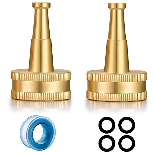 Brass Hose Nozzles,Heavy-Duty Brass Jet Sweeper Jet Nozzle, 2 Pack (Jet Sweeper BB) - color: Jet Sweeper BB