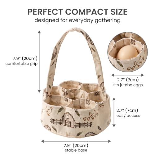 Egg Collecting Basket, Large Egg Collection Bag for Gathering Fresh Eggs - color: Color 11