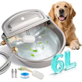 Large Automatic Dog Water Dispenser Outdoor, with Float Valve | Heavy Duty 304 Stainless Steel, Auto Refill Water Bowl, For Dogs Cats Pig Cow Goat Sheep Deer Chicken