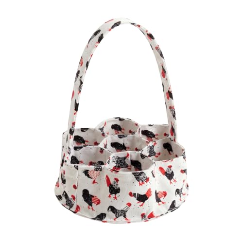 Egg Collecting Basket, Large Egg Gathering Bag for Fresh Chicken Duck Eggs | 7 Pouches Egg Collection Bag for Toddlers Kids Mom, Cute Family Gift, Hold Goose Quail Eggs, Machine Washable, Easy to Carry - color: Color 4