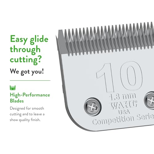 Wahl Professional Animal Competition Blade, 2358-100, 10 | Medium, Detachable Blade with 1/16 in Cut Length - size: 10