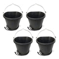 Farm Innovators FB-15R Heated Rubber Bucket, 90 Watts, 4.5 Gallon, 4-Pack | 420 Stainless Steel, Compound Leverage Design, Screwdrivers, Can Opener, Gripper, Wood Saw, Nylon Sheath Included - color: 4.5 Gallon, size: 4 Pack