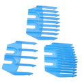 MERRYHAPY 3Pcs Electric Hair Shear Fader with Sheep Shear Clipper Guards Plastic Guide Attachments for Lamb Grooming and Goat Haircut 3.35X2.64 Inches